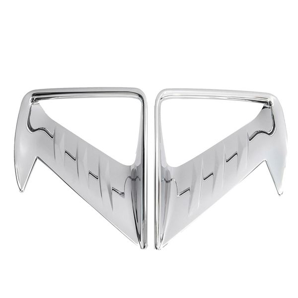 

dhbh-car chrome front fog light lamp cover frame decoration cover for rav4 2016 2017 2018