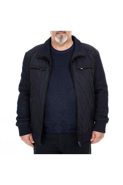 

allegro large size coat male coat 0069877, Black