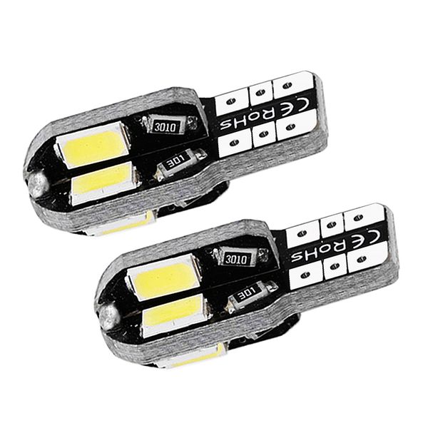 

500x t10 194 w5w led car styling auto 8 smd 5630 leds interior light side light clearance lamp dc 12v