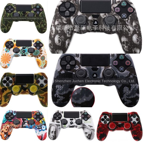 

rrats ps4 gamepad силиконовый чехол резиновый камуфляж защитный чехол для крышки playstation 4 контроллер joystickfree