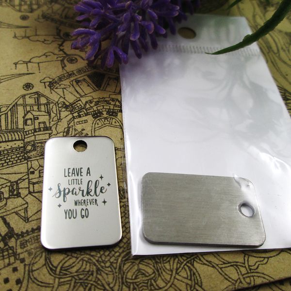 

40pcs--"leave a spaskle wherever you go"stainless steel charms more style for choosing diy charms pendants for necklace, Bronze;silver