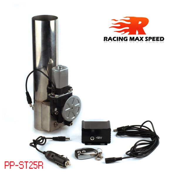 

2 2.5 3 inch car accessories universal electric exhaust pipe straight valve exhaust muffl cutout with remote control