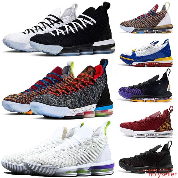 

2019 arrival xvi 16 thru lakers oreo fresh bred basketball shoes for mens athletic trainers 16s sports sneakers size 7-12