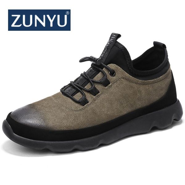 

zunyu new men casual shoes breathable men shoes casual footwear loafers zapatos hombre trainers chaussure homme, Black