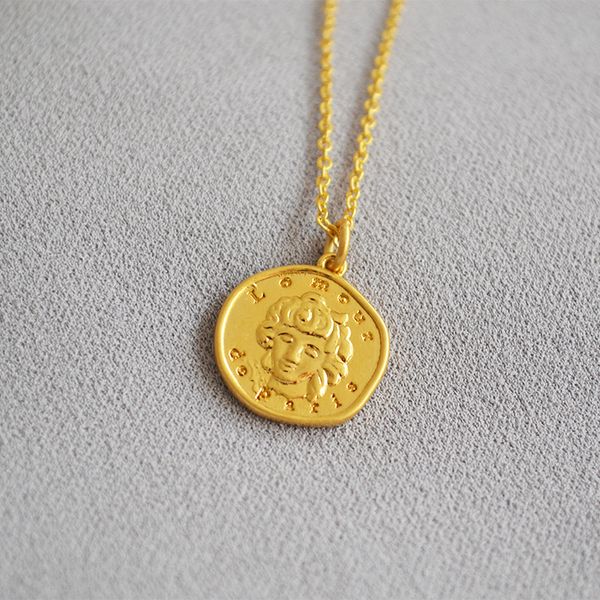 

a-69 мода шарм подвеска ожерелье для женщин подарок vintage монет золотой цвет цепи ожерелье заявление оптовой продажи ювелирных изделий, Silver