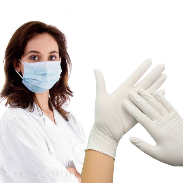 

высочайшее качество! для взрослых одноразовые перчатки пвх (не латекс) противоскользящие противокислотные защитные перчатки 3-слойные неткан