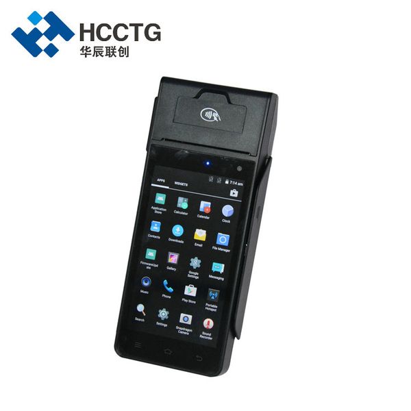 

smart portable mobile all in one epos touch screen android handheld pos system with thermal printer hcc-z90