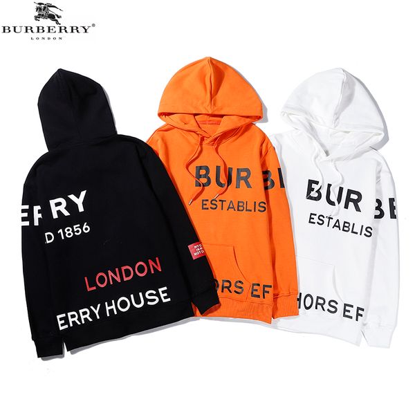 

2020 new arrival womens mens winter casual hoodies fashion pullover streetwear asual hoodies three colours b104030d, Black