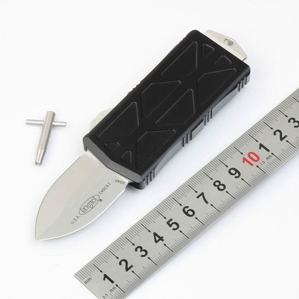 

Automatic knife Microtech Mark 204p blade Aviation aluminum(t6-6061)handle Bouncing Wallet folding camping tactical EDC Knife