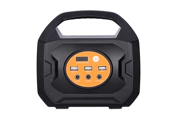 

portable power station 200w output rechargeable solar generator 220v 110v ac outlets usb qc3.0 power bank pack supply