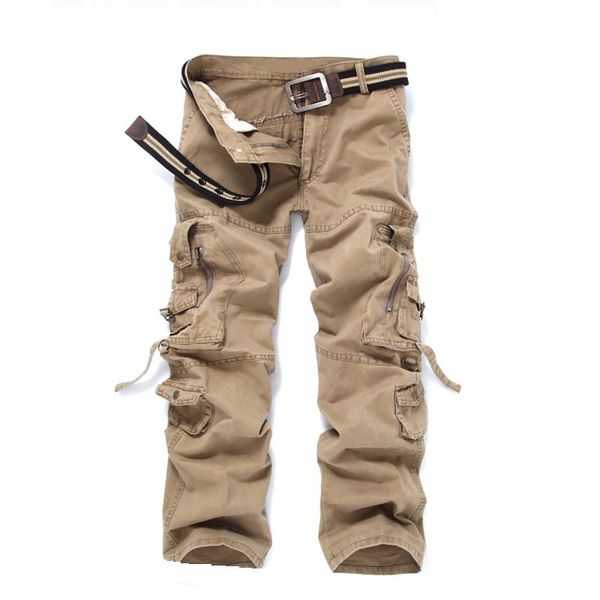 

pantalon homme joggers men pants 2020 men pants loose comfortable cargo, Black