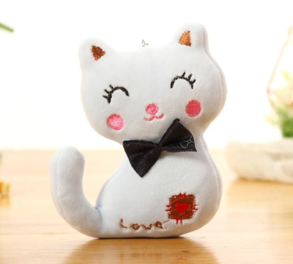 

baby doll брелок плюшевые животных фаршированные kitty cat брелок для сумки игрушка брелок kids party плюшевые игрушки ребенка из искусствен