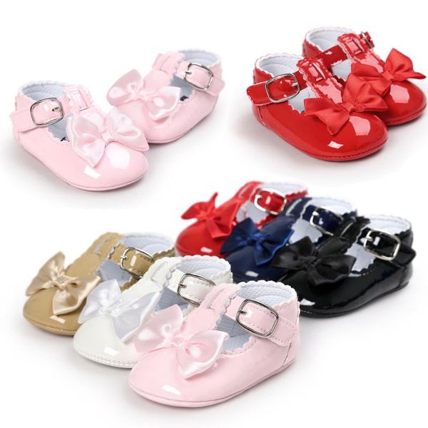 

first walkers summer bowknot soft sole shoes sneakers casual toddler princess baby girl bron sapatos zapatos #p3
