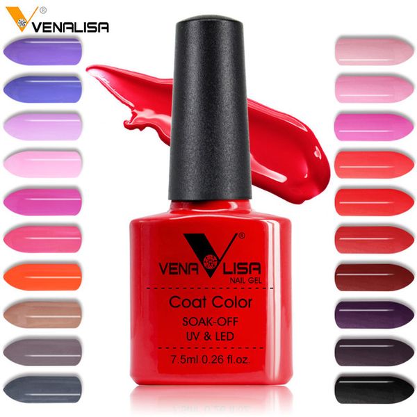 

new nail art design manicure 60 color 7.5ml soak off enamel gel polish led uv gel nail polish lacquer, Red;pink
