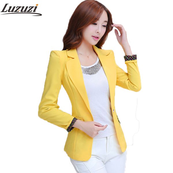 

женщины блейзеры цвета конфеты с длинным рукавом женский blazer костюм костюм куртки blaser пальто пиджак feminino манга лонга 2019 мода ws3, White;black