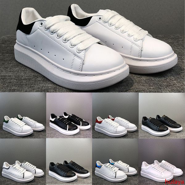 

designer fashion luxury 3m reflective velvet leather mens women shoe lace up platform flat sneakers white black casual shoes
