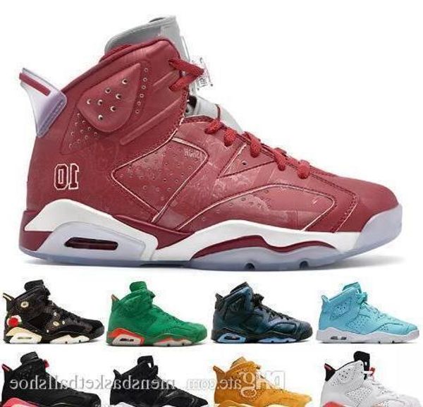 

designer gatorade green golden harvest wheat university blue 6 vi basketball shoes for men 6s mens sports sneakers size us 8-13