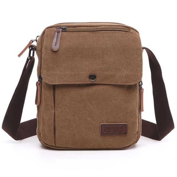 

сумка одно плечо мужская косой satchel холщовый мешок бизнес практическая
