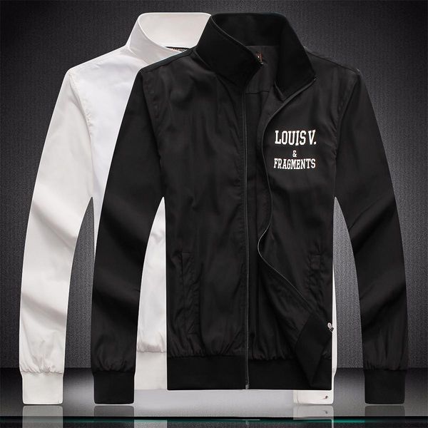 

2019ss autumn & winter brand new luxury long sleeved medusa mens windbreaker jackets men casual jackets, Black