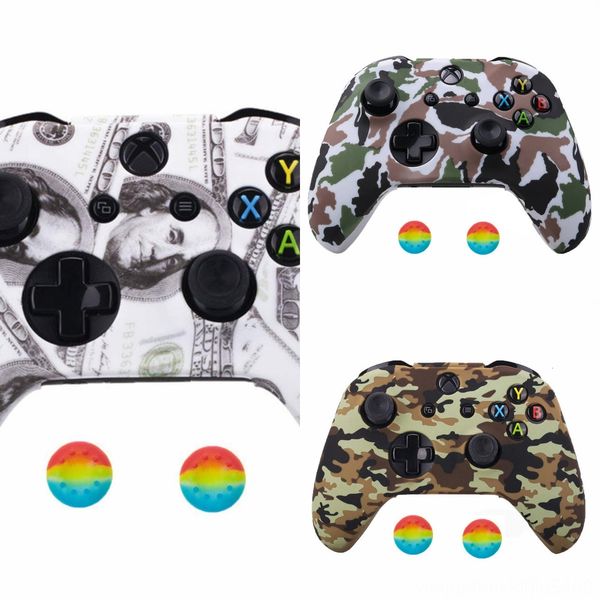 

gapwr orange 1698 star universe patterned soft touch upper front shell housing case kit for xbox one elite controller model custom