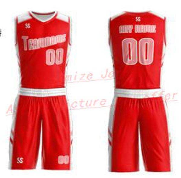 

custom any name any number men women lady youth kids boys basketball jerseys sport shirts as the pictures you offer b203, Black;red