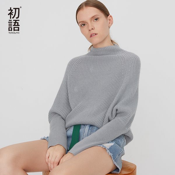 

toyouth winter women thick sweaters turtleneck long sleeve pullovers ladies knitted warm sweater jumper knitwear casual, White;black