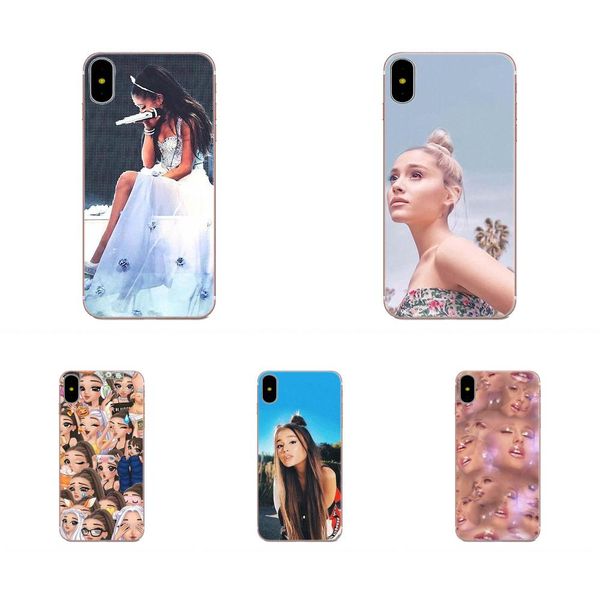 

custom ariana grande soft tpu print capa for xiaomi redmi mi 4 7a 9t k20 cc9 cc9e note 7 8 9 y3 se pro prime go play