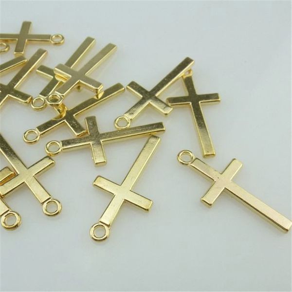 

Сплав золото мини простой крест кулон Шарм ювелирные изделия мода ювелирные изде