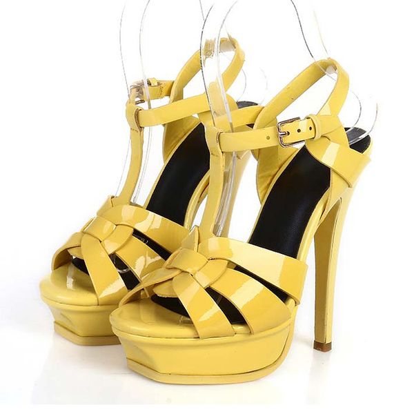 

Бесплатная Доставка Продажа Качество Натуральная Кожа Сандалии На Высоком Каблу