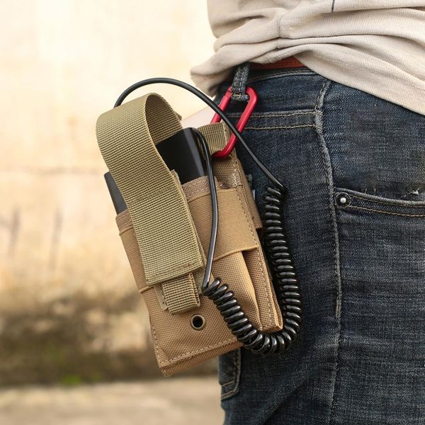 

outdoor tactical sports molle package pouch nylon radio walkie talkie holder bag magazine mag pouch pocket