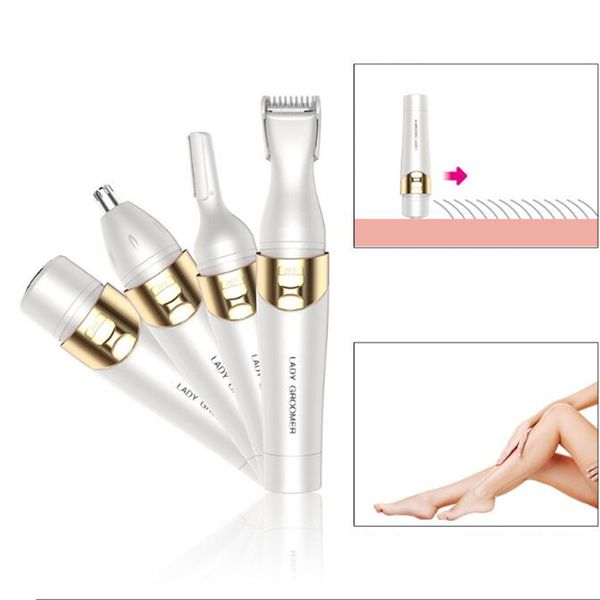 Malfunctional Women Facial Hair Removal 4 In 1 Facial Shaver