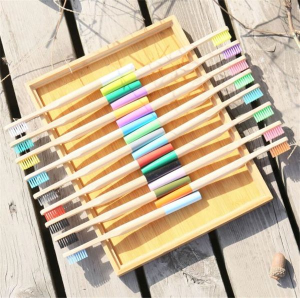 

health beauty natural bamboo toothbrush eco-friendly low-carbon travel tooth brush soft bristle for adults toothbrush oral care