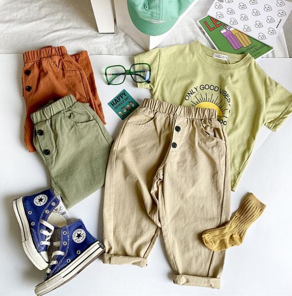 

2020 new arrival baby girs pants summer fashion kids girls pants 1-7 years, Blue