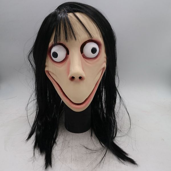 

halloween party mask for scary game momo mask full face latex terror grimace masks horror mask for halloween cosplay party an2837