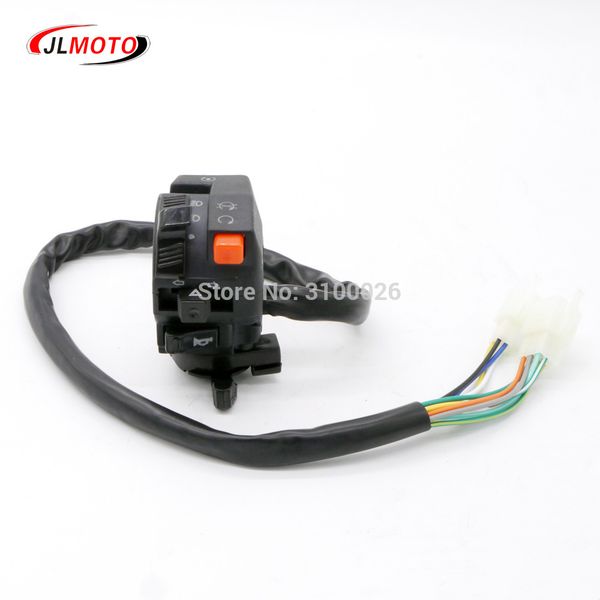 

multifunction control handle ignition horn light switch with choke lever fit for china 110cc 150cc 250cc atv quad bike parts