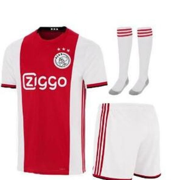 

ajax fc away soccer jerseys ziyech huntelaar younes men 2019 2020 ajax football shirt kit, Black