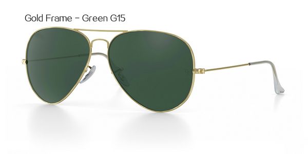 

luxury brand ray ban sunglasses men designer pilot classic uv protection rb sunglasses for men send with box&case, White;black