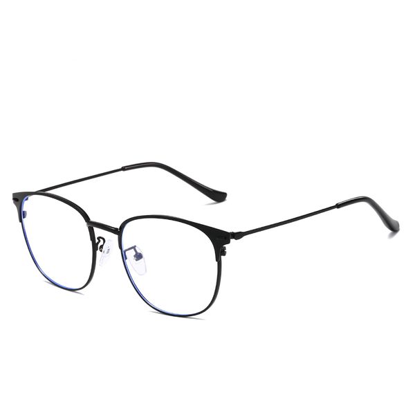 

anti blue light goggle блокировка экрана очки для защиты компьютера женщины мужчины чтение vintage ретро классические солнцезащитные очки, Black