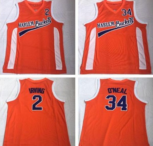 

mens 2 kyrie irving 34 shaquille o'neal the uncle drew movie version jerseys basketball wears jersey university shirt stitched jersey, Black;red
