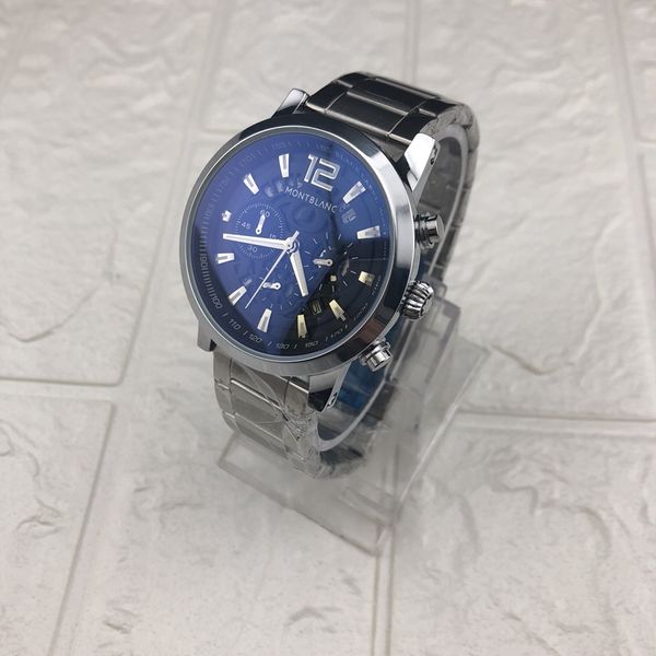 

New selling MB high quality small dial work men's watch luxury brand timing fashion watches stainless steel man casual sports quartz watch