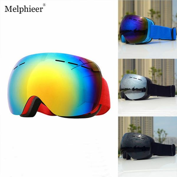 

protection ski goggles single-layer uv400 anti-fog big ski wears myopic glasses snow mask skiing snowboard eyewear men women