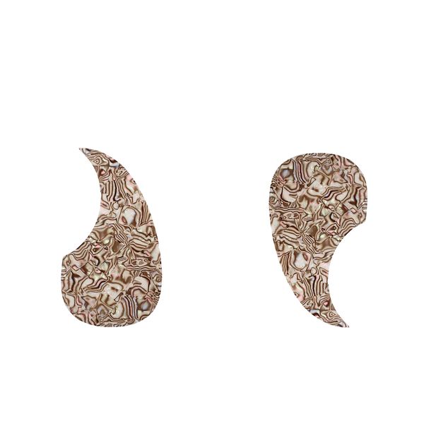

2 pieces self-adhesive guitar pickguard for folk guitar parts accessory