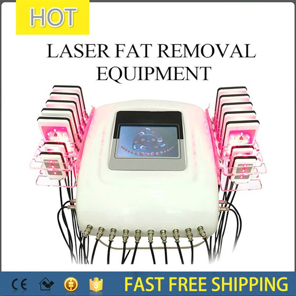 

14 pads cold laser therapy machine sale cold laser lipo slim machine fat burning skin rejuvenation for sale