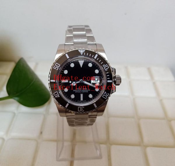 

4 items bp ceramic bezel watches 40 mm 116610 116610ln 114060 116619 stainless steel sapphire glass asia 2813 movement mechanical a, Slivery;brown