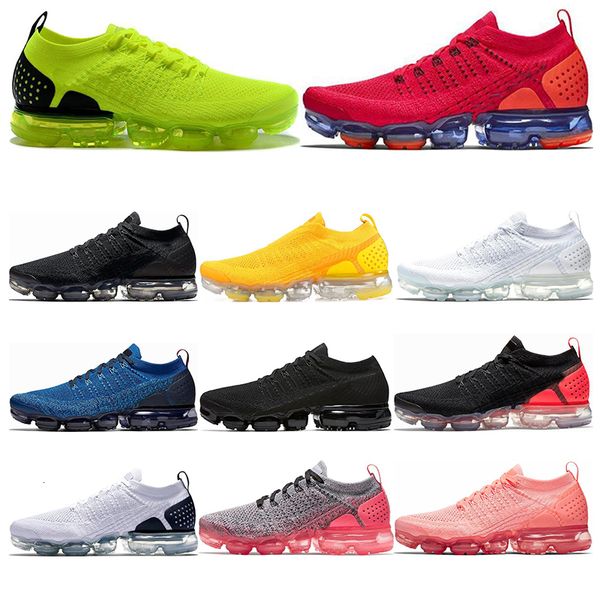 

2019 new running shoes for mens volt yellow red orbit triple black white fashion womens trainers sneakers sports size 36-45