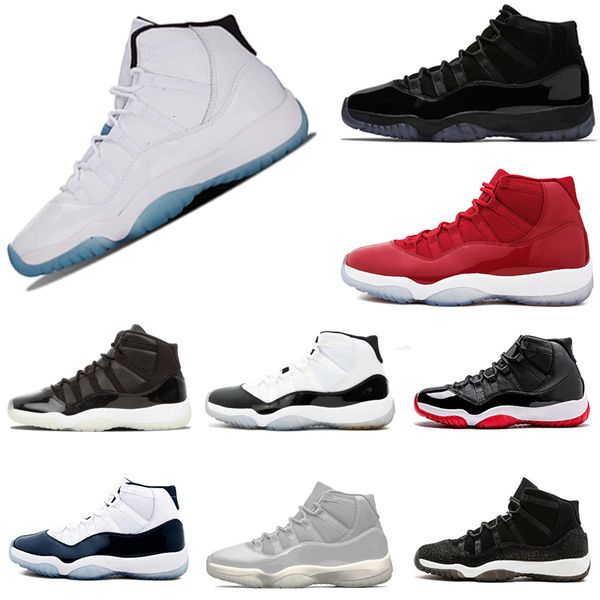 

new arrivals scarpe man basketball shoes 11s cap and gown velvet heiress grey suede sneaker 11 concord legend blue men sports women shoes