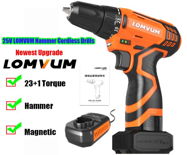 

электроинструменты 12v / 16.8v / 25v cordless электрические ручные скважина электрическая отвертка водителя ключ литий-ионная аккумуляторная