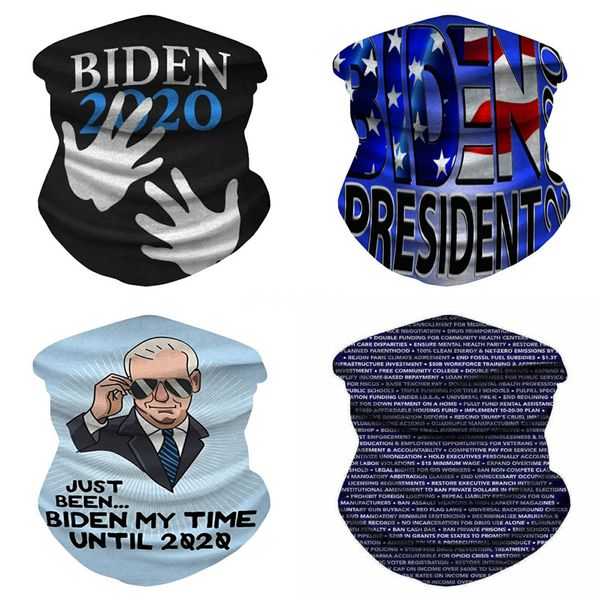 

outdoor cycling biden mask american flag 3d print face mask dustproof sunscreen biden mask bandana tube headwear running f #175, Black