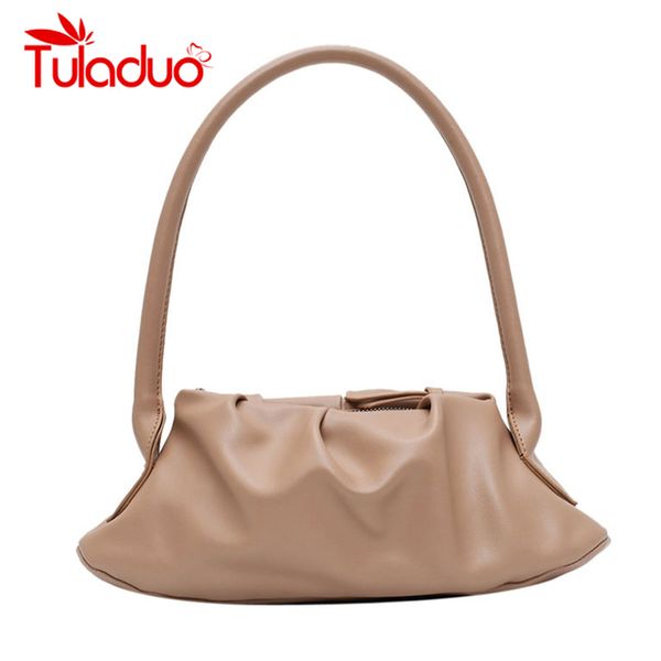 

women simple dumplings over shoulder bag retro 2020 cloud female crossbody shoulder bag tide tote handbag clutch