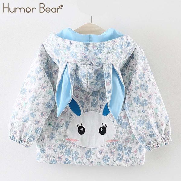 

юмор медведь верхняя одежда с капюшоном детская одежда +2018 девушки куртки осень дети cartoon куртки детские куртки детские, Blue;gray